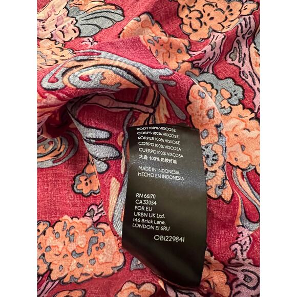 NEW Maeve Anthropologie Women's Darla Printed Button Down Blouse Size 0 - Picture 8 of 11